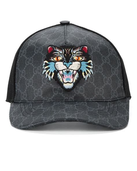 gucci angry cat hat|More.